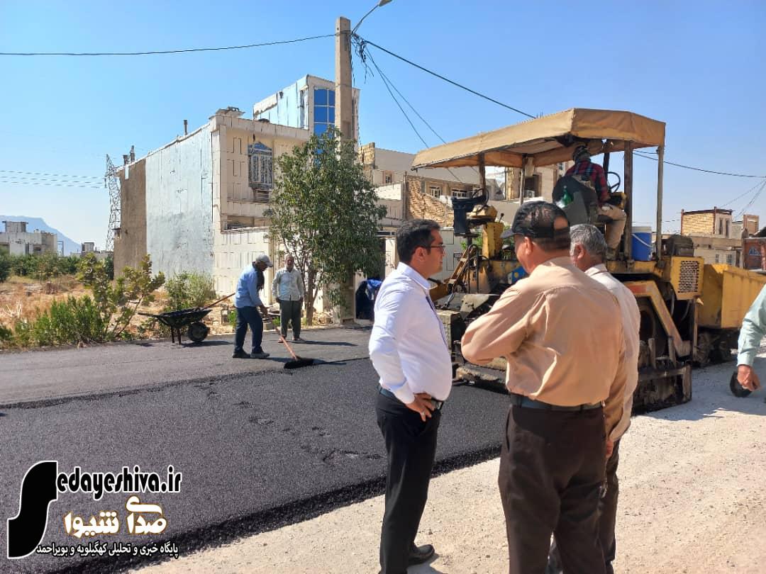 عملکرد آسفالت شهرداری دوگنبدان طی سه ماه گذشته