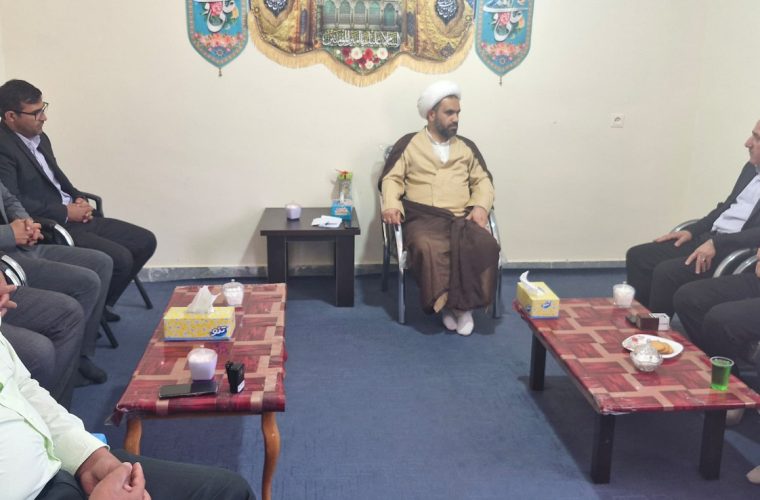 دیدار سرپرست اداره کل بهزیستی کهگیلویه و بویراحمد با امام جمعه شهر قلعه رئیسی