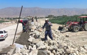 پیشرفت ۵۰ درصدی پروژه احداث کانال ضلع غربی فرودگاه دوگنبدان