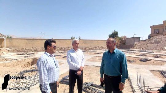 بازدید سرزده فرماندار شهرستان گچساران از پروژه ساخت مرکز توانبخشی بهزیستی شهرستان 