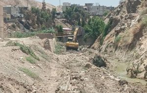 عملیات اجرایی کانال هدایت آبهای سطحی ضلع جنوبی محله سادات آغاز گردید عملیات اجرایی کانال هدایت آبهای سطحی ضلع جنوبی محله سادات آغاز گردید