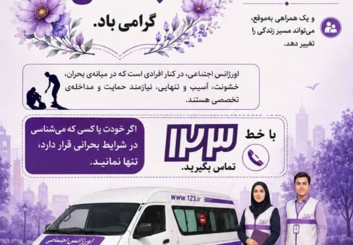 سرپرست بهزیستی گچساران روز اورژانس اجتماعی را به نیروهای این مجموعه تبریک گفت سرپرست بهزیستی گچساران روز اورژانس اجتماعی را به نیروهای این مجموعه تبریک گفت